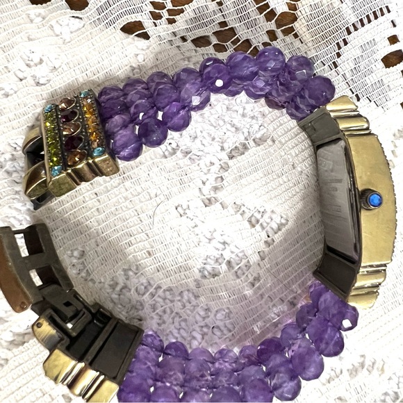 Vintage Heidi Daus watch - Swarovski Crystals, works ready to wear, EUC - Picture 10 of 10